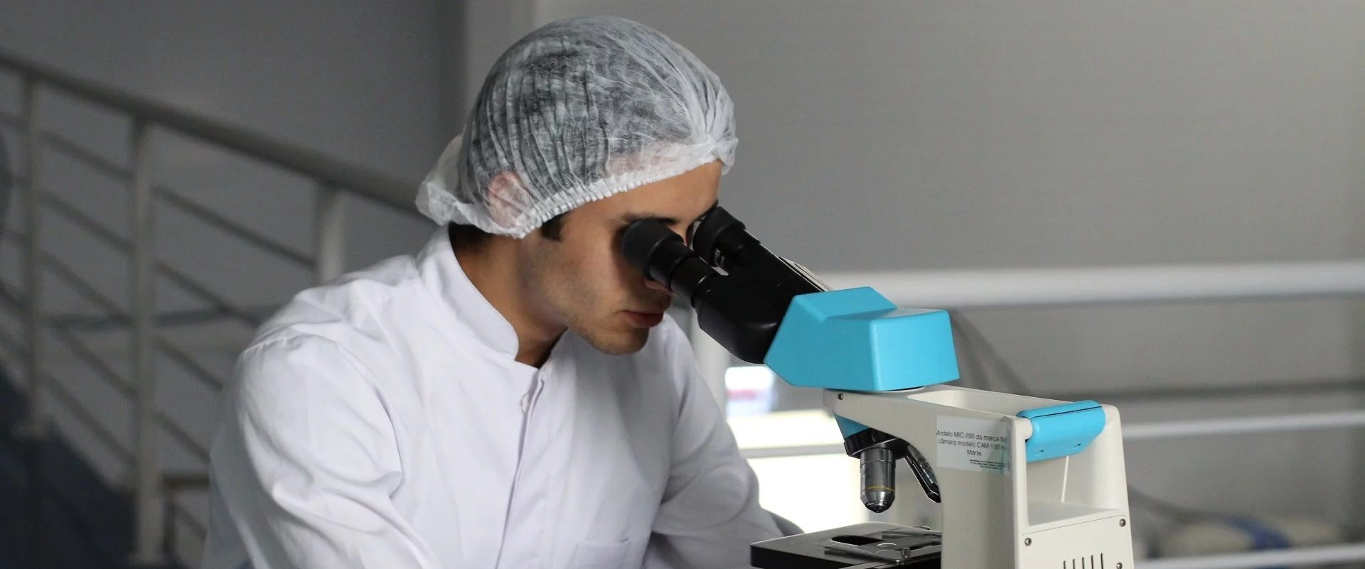 Man in lab coat