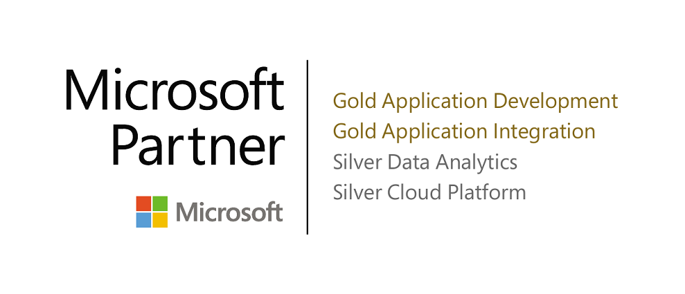 Microsoft-Partner Gold-Anwendungsintegration, Silver-Daten-Cloud-Plattform.