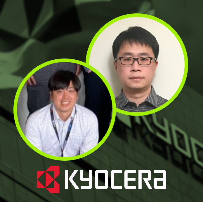 Changsong Sun und Keiji Tsuda von KYOCERA Document Solutions