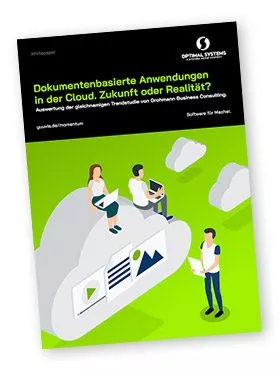 Cover Whitepaper Dokumentenbasierte Anwendungen in der Cloud.