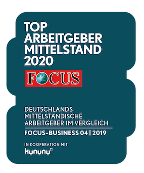 The logo for the top African SME, a top employer, in Germany.