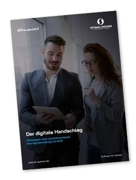 Cover des Whitepapers "Der digitale Handschlag" von OPTIMAL SYSTEMS